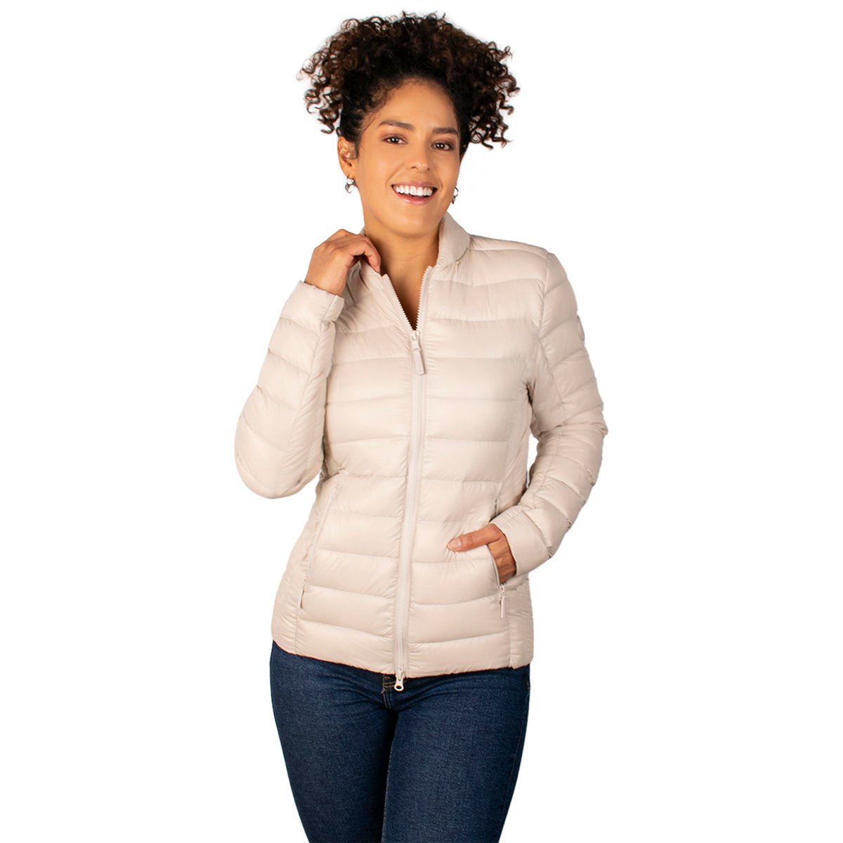 Foto 2 pulgar | Chamarra Greenlander Capitonada De Pluma Packable Para Mujer