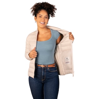 Foto 4 | Chamarra Greenlander Capitonada De Pluma Packable Para Mujer