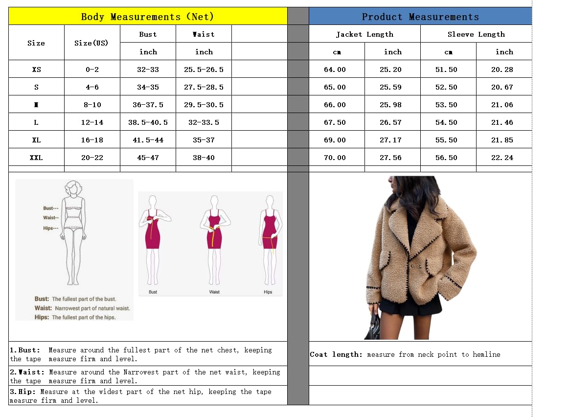 Foto 7 pulgar | Chaqueta Chouyatou De Piel Sintética Sherpa Bordada En Invierno Para Mujer - Venta Internacional.
