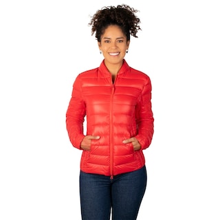 Foto 1 | Chamarra Greenlander Capitonada De Pluma Packable Para Mujer