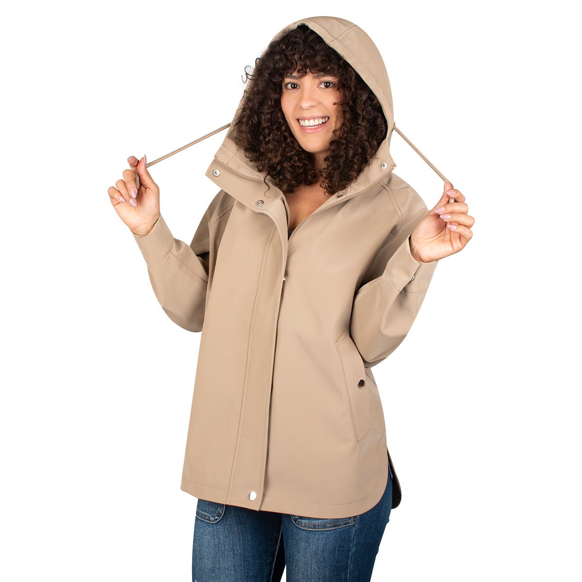 Foto 4 pulgar | Chamarra Greenlander Rompevientos Lifestyle Capa Corta Para Mujer