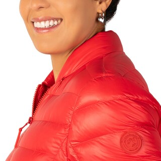 Foto 3 | Chamarra Greenlander Capitonada De Pluma Packable Para Mujer