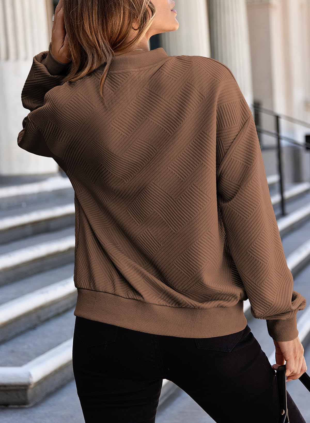 Foto 2 | Chaqueta Bomber Evaless, Ligera, Para Mujer, Talla L, Color Marrón - Venta Internacional.