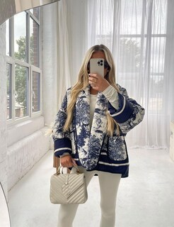 Foto 4 | Chaqueta Yimoon, Acolchada, Acolchada, Con Estampado Floral Vintage - Venta Internacional.