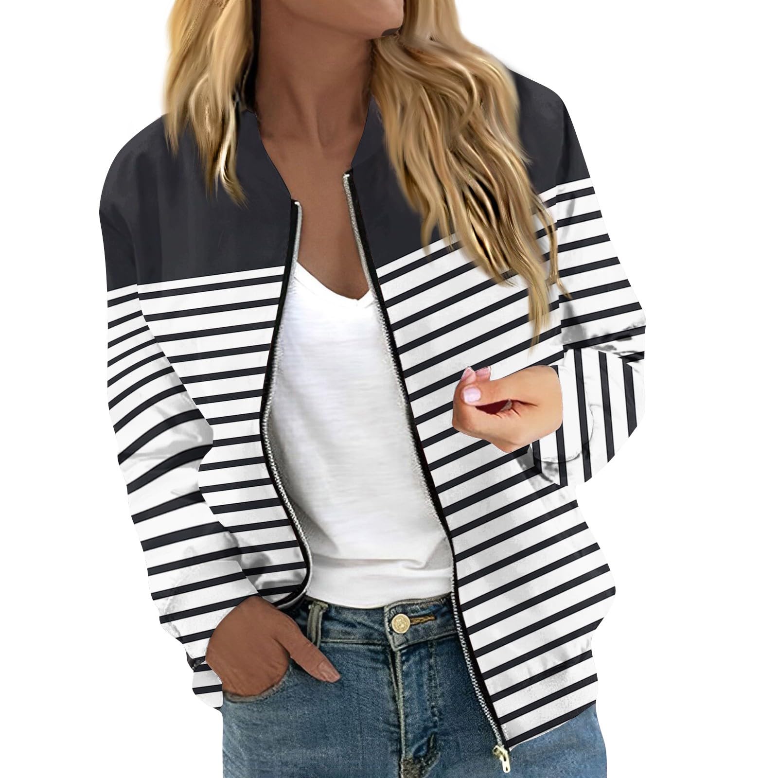 Foto 2 pulgar | Chaqueta Cotecram Lightning Deals Prime Para Mujer, Color Gris Oscuro, Talla L - Venta Internacional.