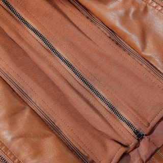 Foto 7 | Chaqueta Tanming De Piel Sintética Con Capucha Extraíble Para Mujer - Venta Internacional.