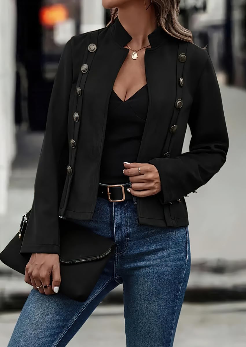 Foto 2 | Chaqueta Chouyatou Para Mujer, Piel Sintética De Gamuza, Otoño-invierno - Venta Internacional.