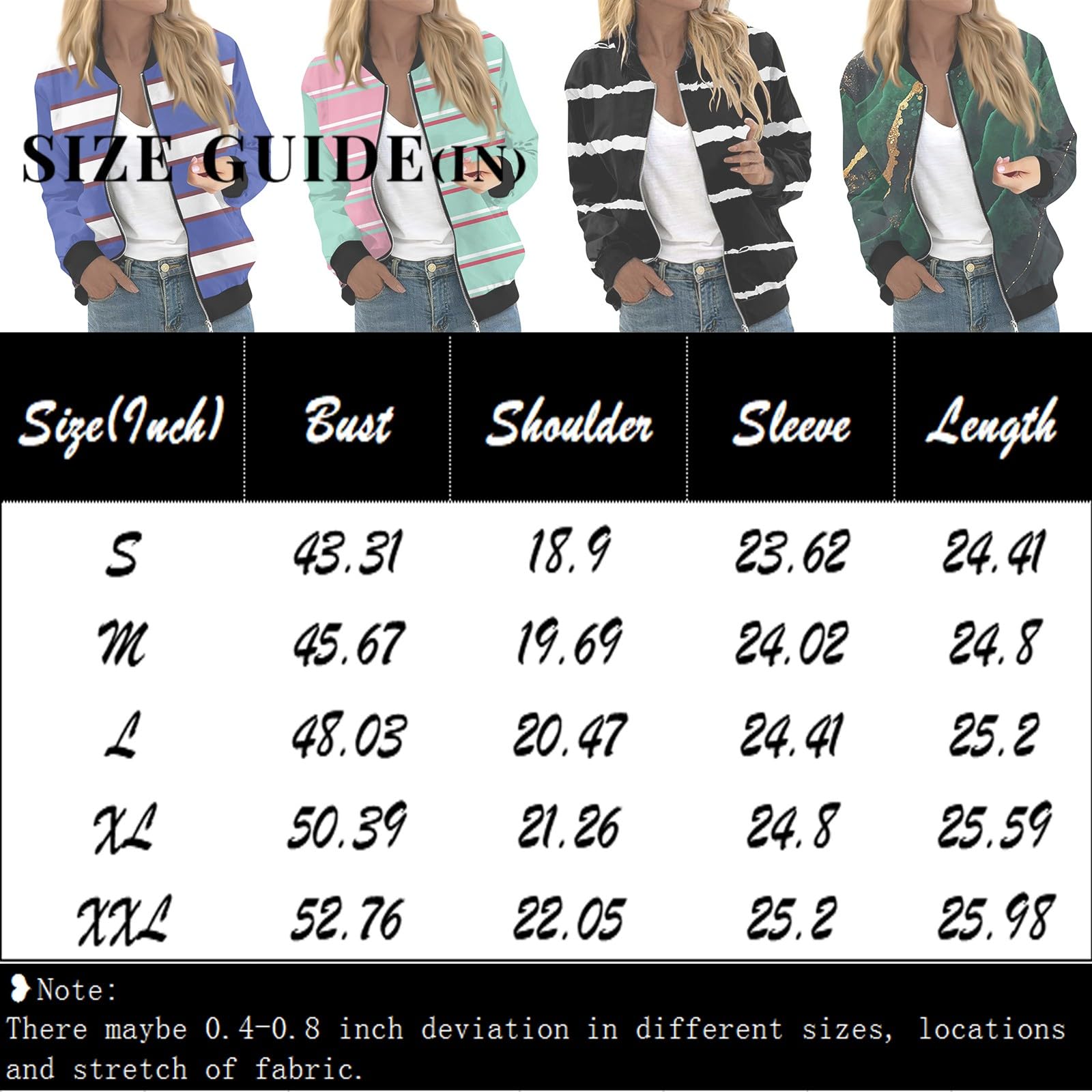 Foto 4 pulgar | Chaqueta Bomber Cotecram Prime Para Mujer, Forro Polar Grueso, Color Verde Xxl - Venta Internacional.