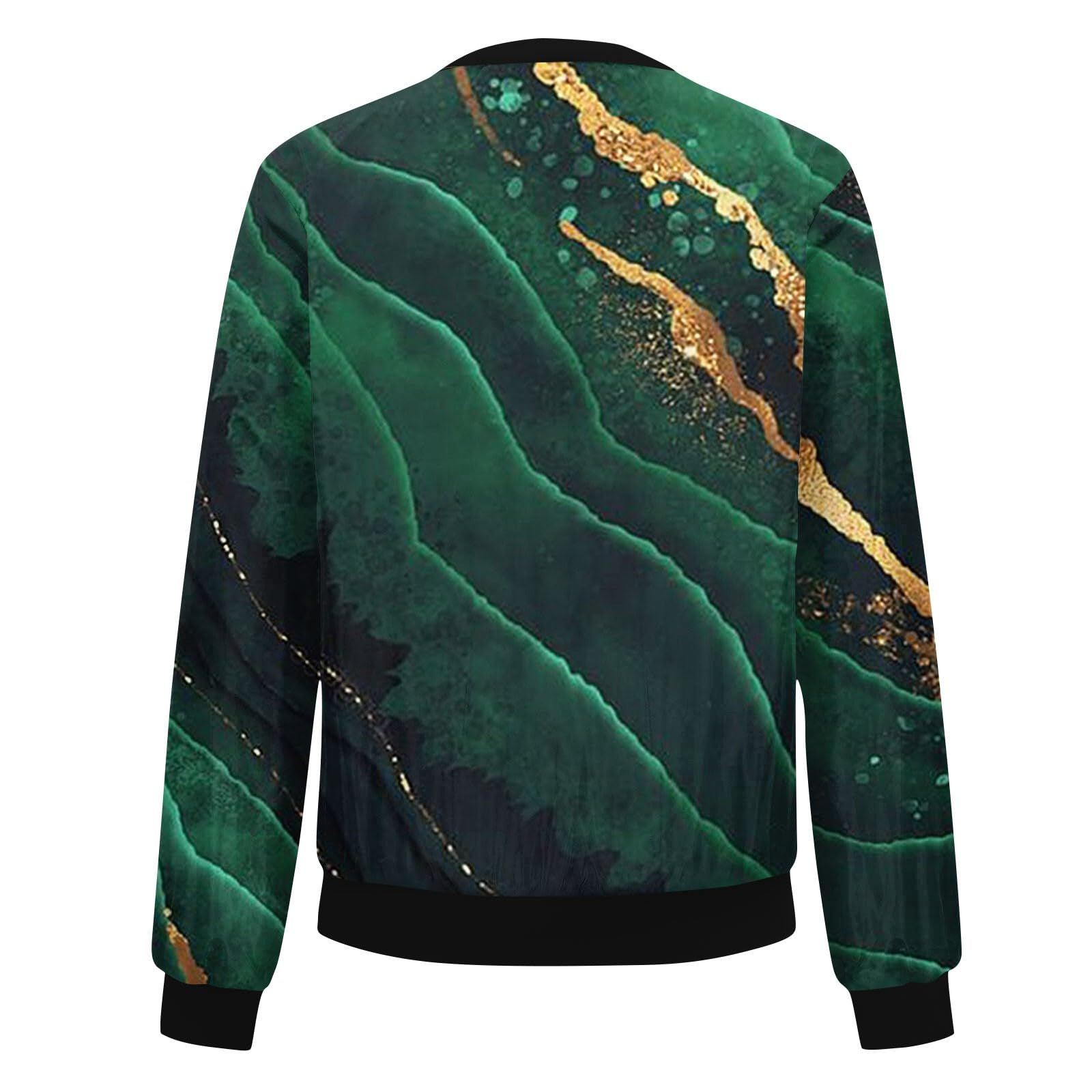 Foto 6 pulgar | Chaqueta Bomber Cotecram Prime Para Mujer, Forro Polar Grueso, Color Verde Xxl - Venta Internacional.