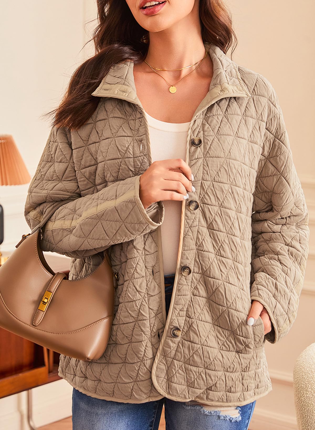 Foto 5 pulgar | Chaqueta Acolchada Evaless 2024, Abrigo Casual De Invierno A La Moda Para Mujer - Venta Internacional.