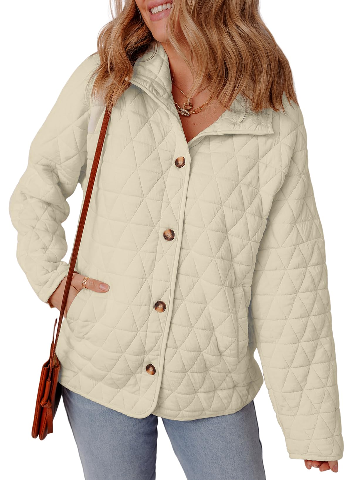 Foto 2 pulgar | Chaqueta Acolchada Evaless 2024 Para Mujer Ligera Blanca S - Venta Internacional.
