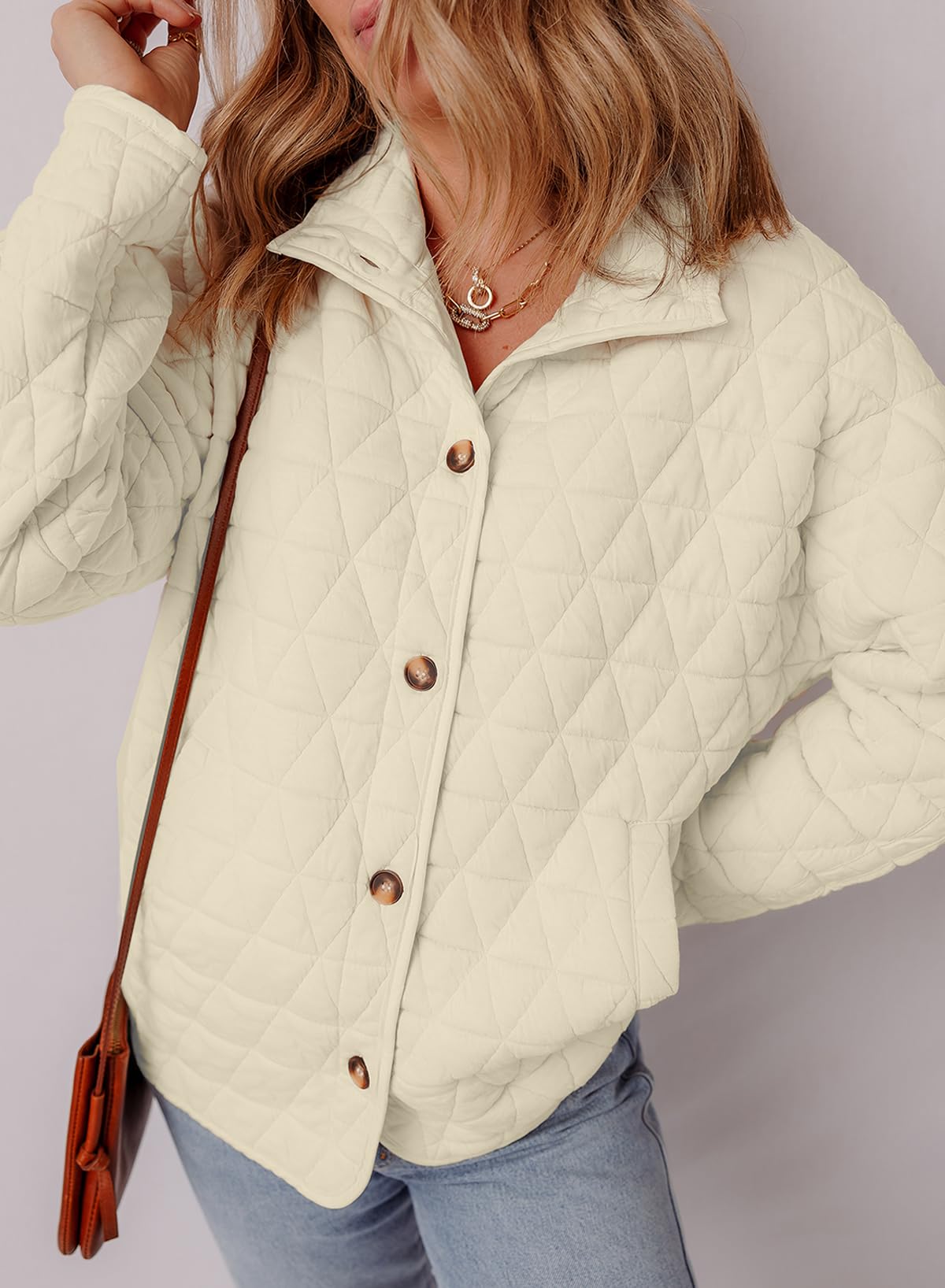 Foto 4 pulgar | Chaqueta Acolchada Evaless 2024 Para Mujer Ligera Blanca S - Venta Internacional.