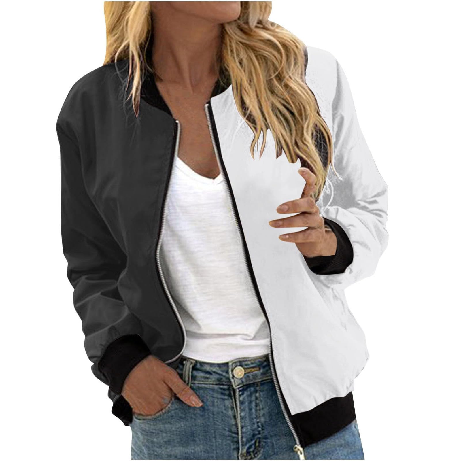 Foto 2 pulgar | Chaqueta Bomber Cotecram Lightning Deals Para Mujer, Talla S, Color Negro - Venta Internacional.
