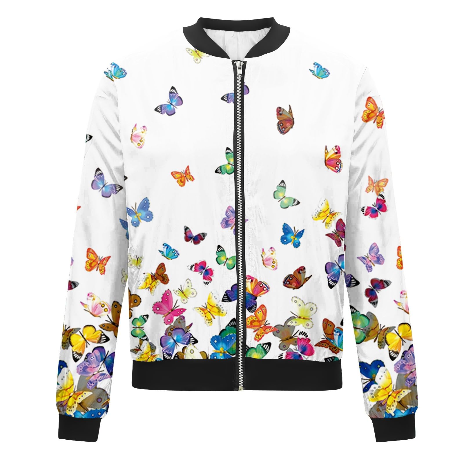 Foto 5 pulgar | Chaqueta De Invierno Cotecram Bomber Chaqueta Para Mujer Con Estampado Floral Multicolor - Venta Internacional.