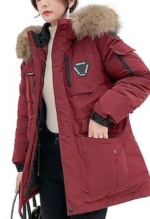 Foto 1 | Chamarra Tipo Bomber Ropa Casual Para Mujer Con Capucha Chaqueta