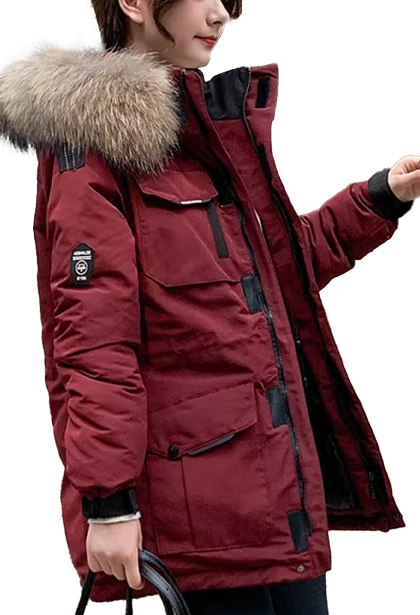 Foto 5 pulgar | Chamarra Tipo Bomber Ropa Casual Para Mujer Con Capucha Chaqueta