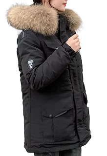Foto 4 | Chamarra Tipo Bomber Ropa Casual Para Mujer Con Capucha Chaqueta