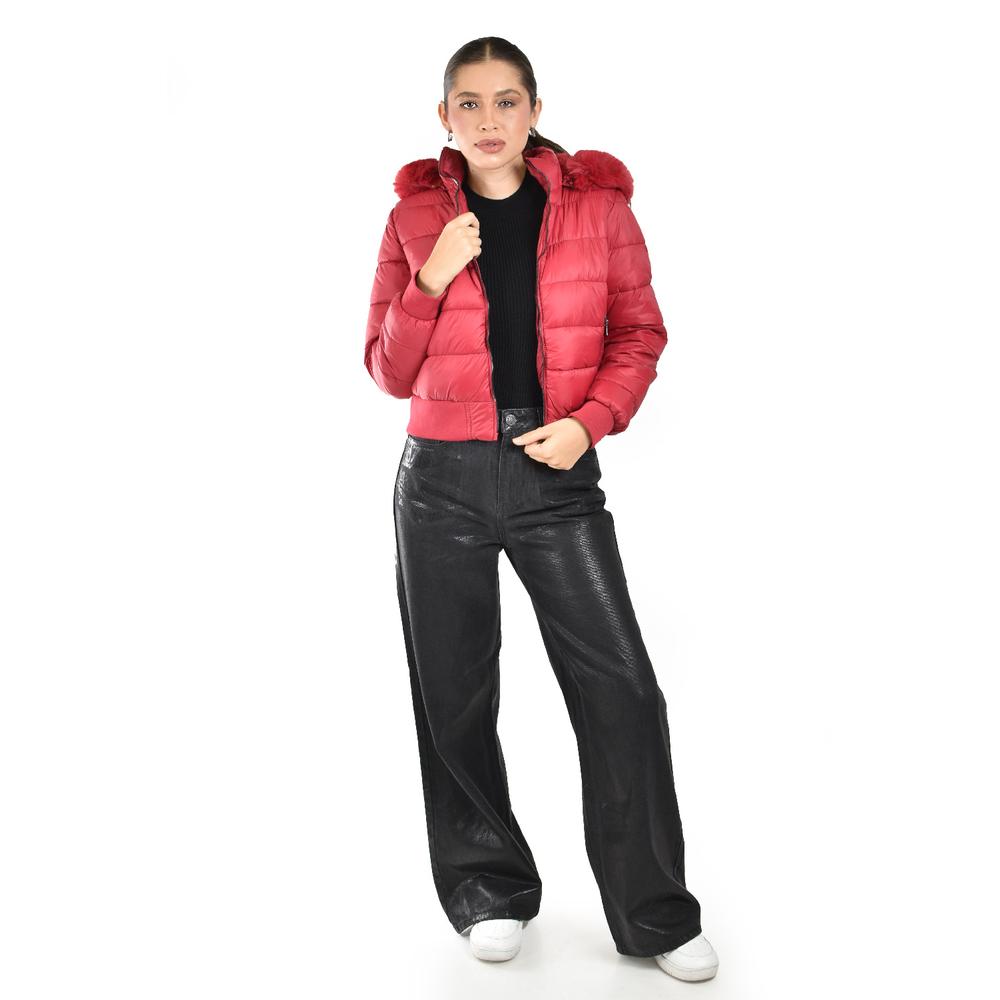 Foto 6 | Chamarra Con Capucha Desmontable Roman Fashion /juvenil, 8026 (rojo) Rojo