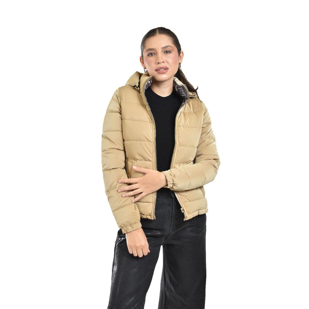 Foto 2 pulgar | Chamarra Doble Vista Con Capucha Roman Fashion /juvenil, 7235 (beige) Beige