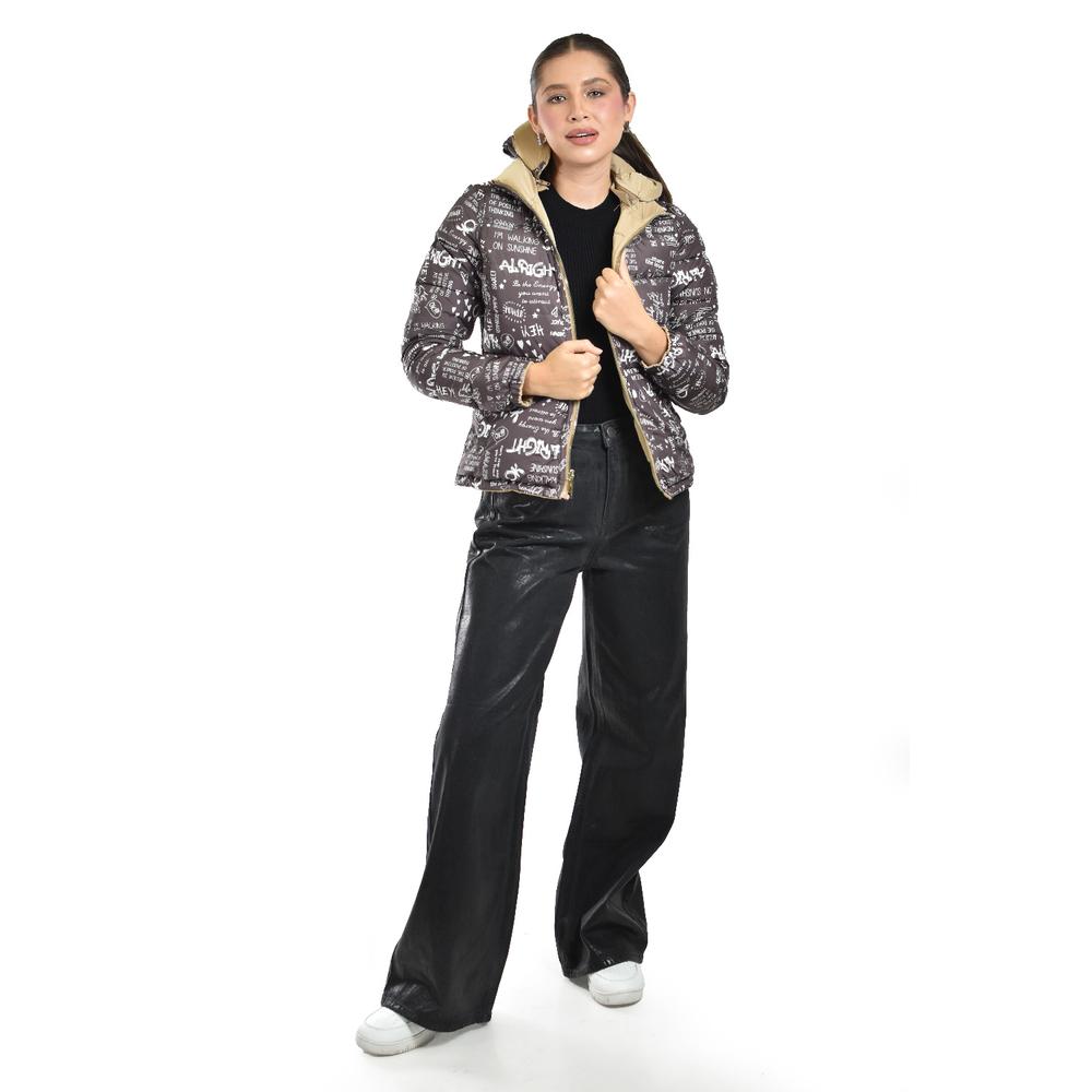 Foto 5 | Chamarra Doble Vista Con Capucha Roman Fashion /juvenil, 7235 (beige) Beige