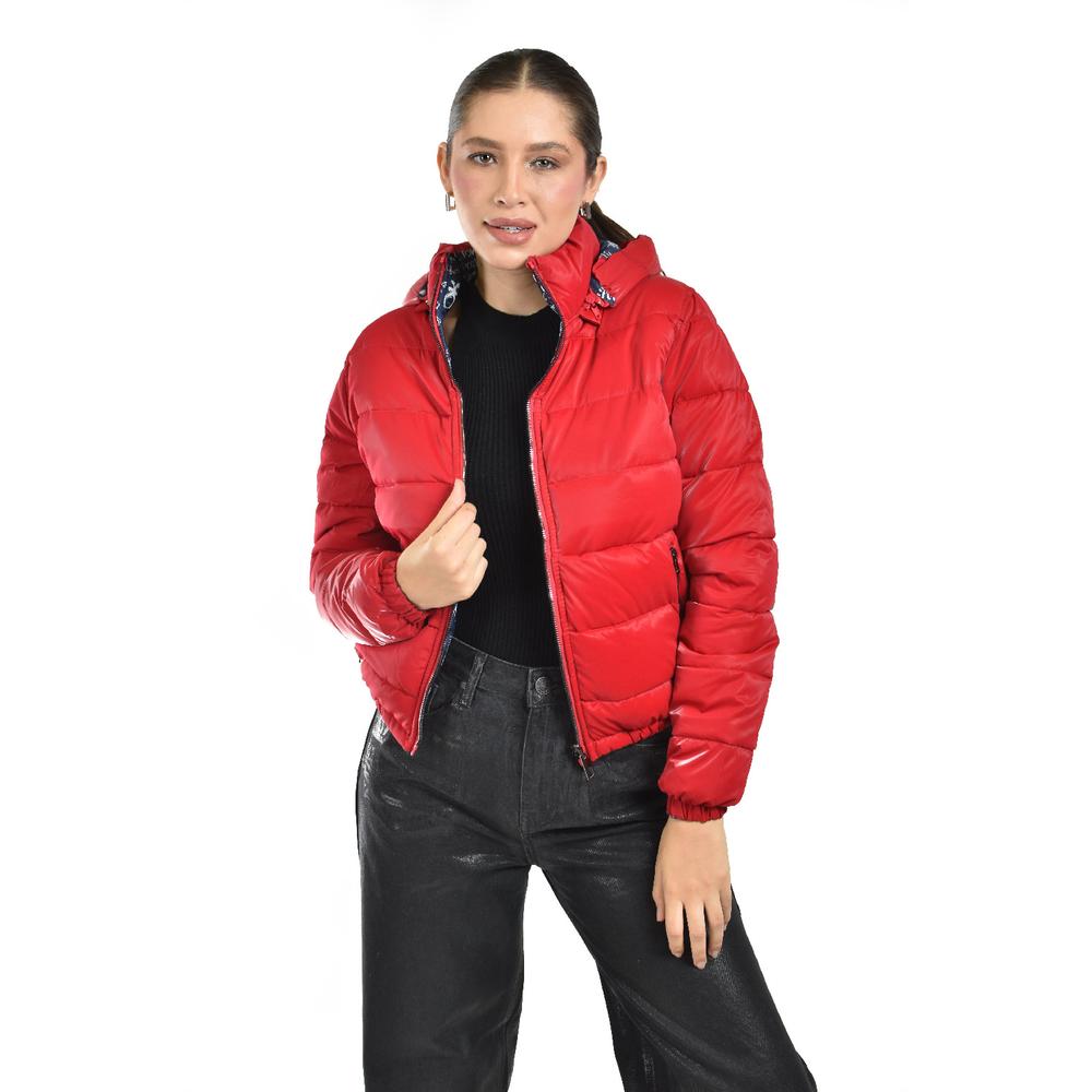 Foto 1 | Chamarra Acolchada Doble Vista Roman Fashion /juvenil, 7580 (rojo) Rojo