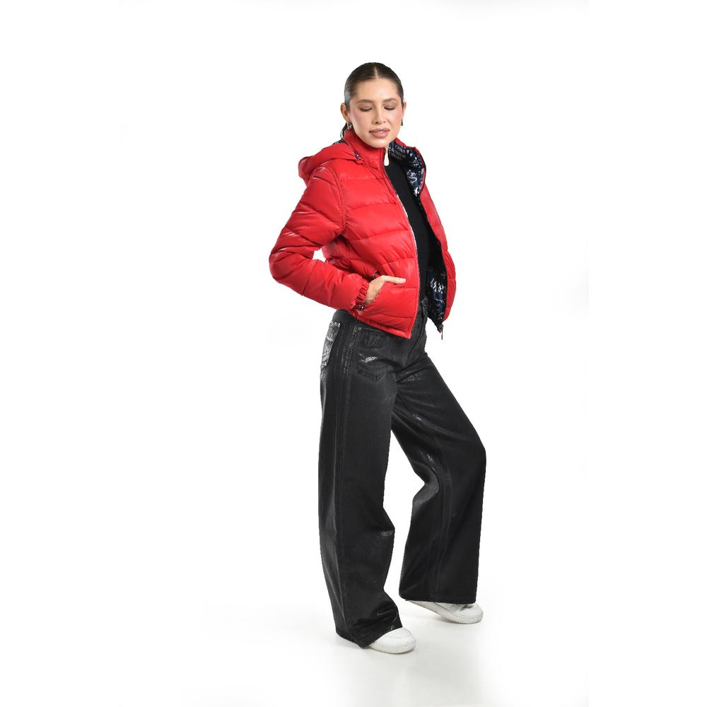 Foto 2 | Chamarra Acolchada Doble Vista Roman Fashion /juvenil, 7580 (rojo) Rojo