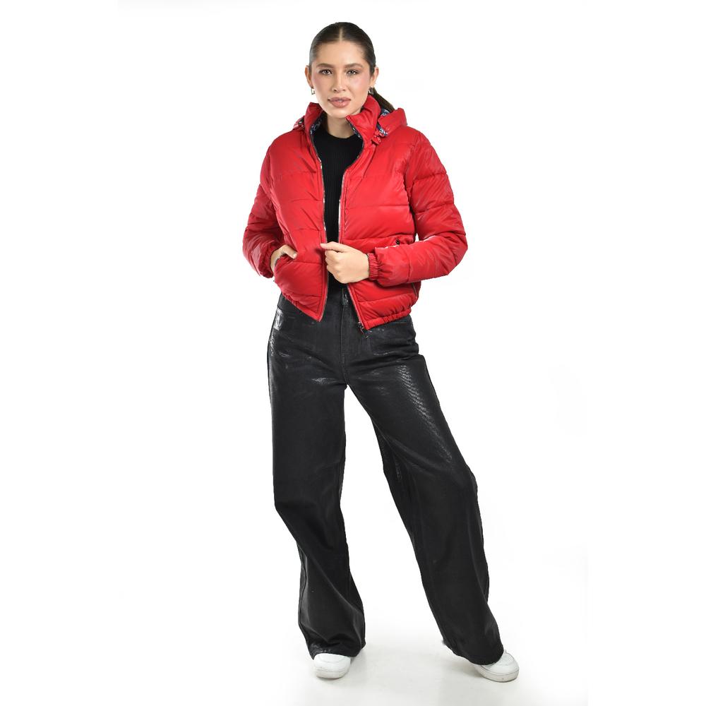 Foto 5 pulgar | Chamarra Acolchada Doble Vista Roman Fashion /juvenil, 7580 (rojo) Rojo