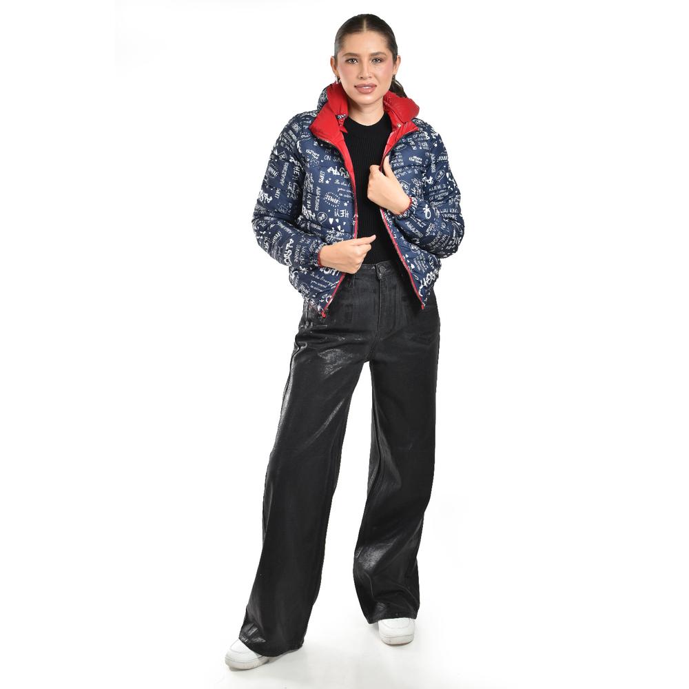 Foto 5 | Chamarra Acolchada Doble Vista Roman Fashion /juvenil, 7580 (rojo) Rojo