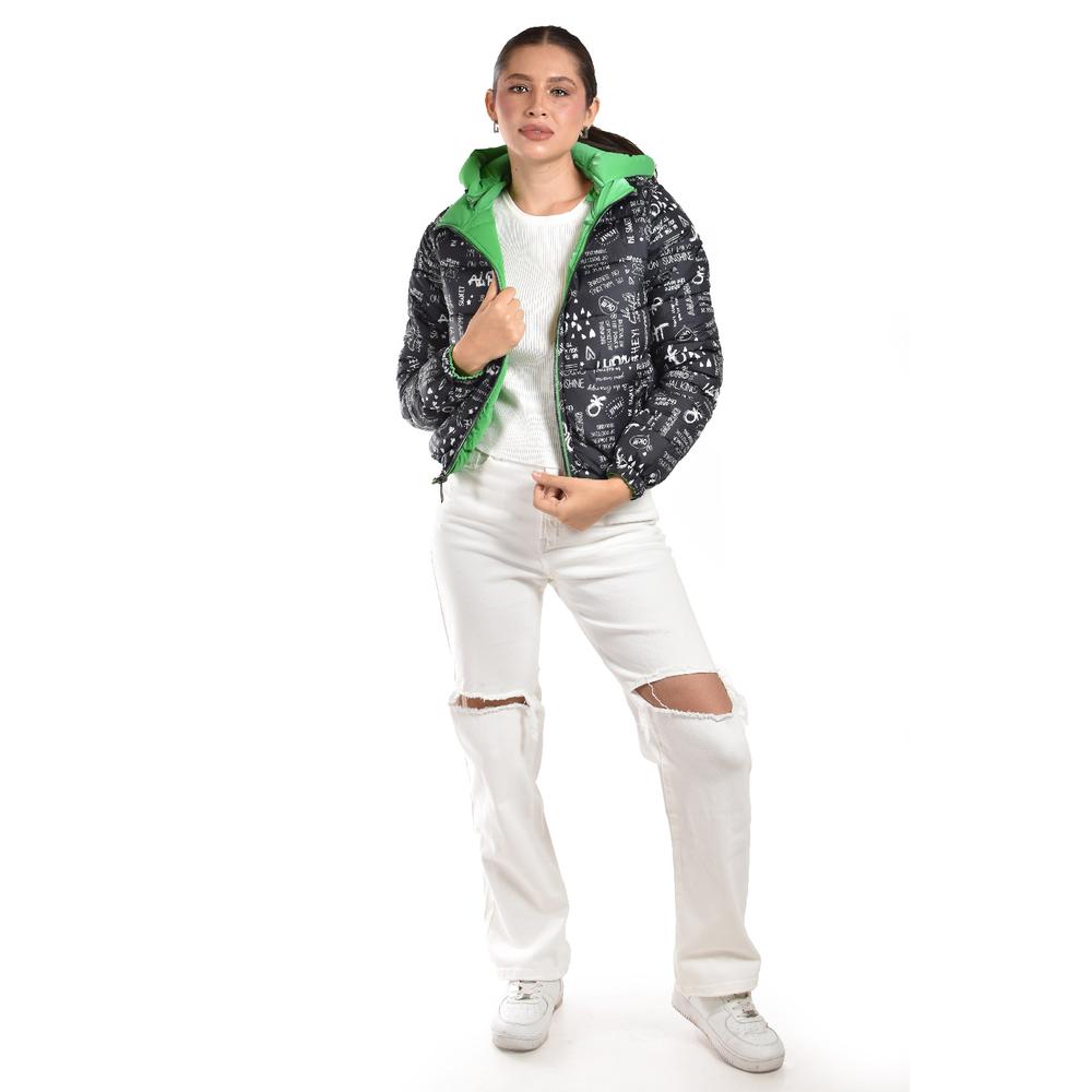 Foto 5 | Chamarra Acolchada Doble Vista Roman Fashion /juvenil, 7580 (verde) Verde