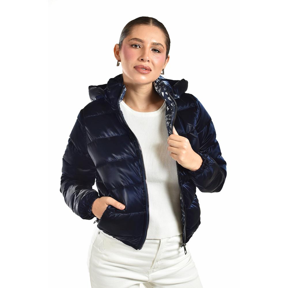 Foto 1 | Chamarra Acolchada Doble Vista Roman Fashion /juvenil, 7580 (azul Marino) Azul Marino