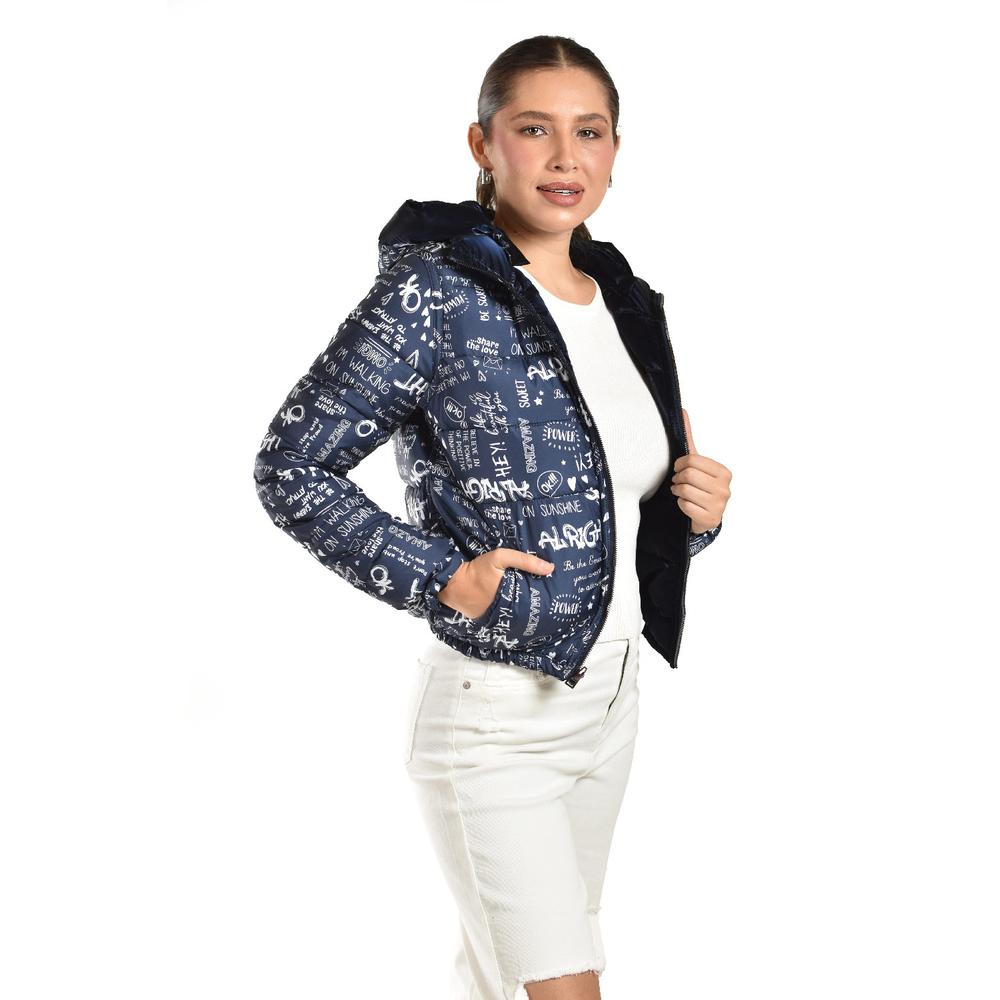 Foto 5 | Chamarra Acolchada Doble Vista Roman Fashion /juvenil, 7580 (azul Marino) Azul Marino