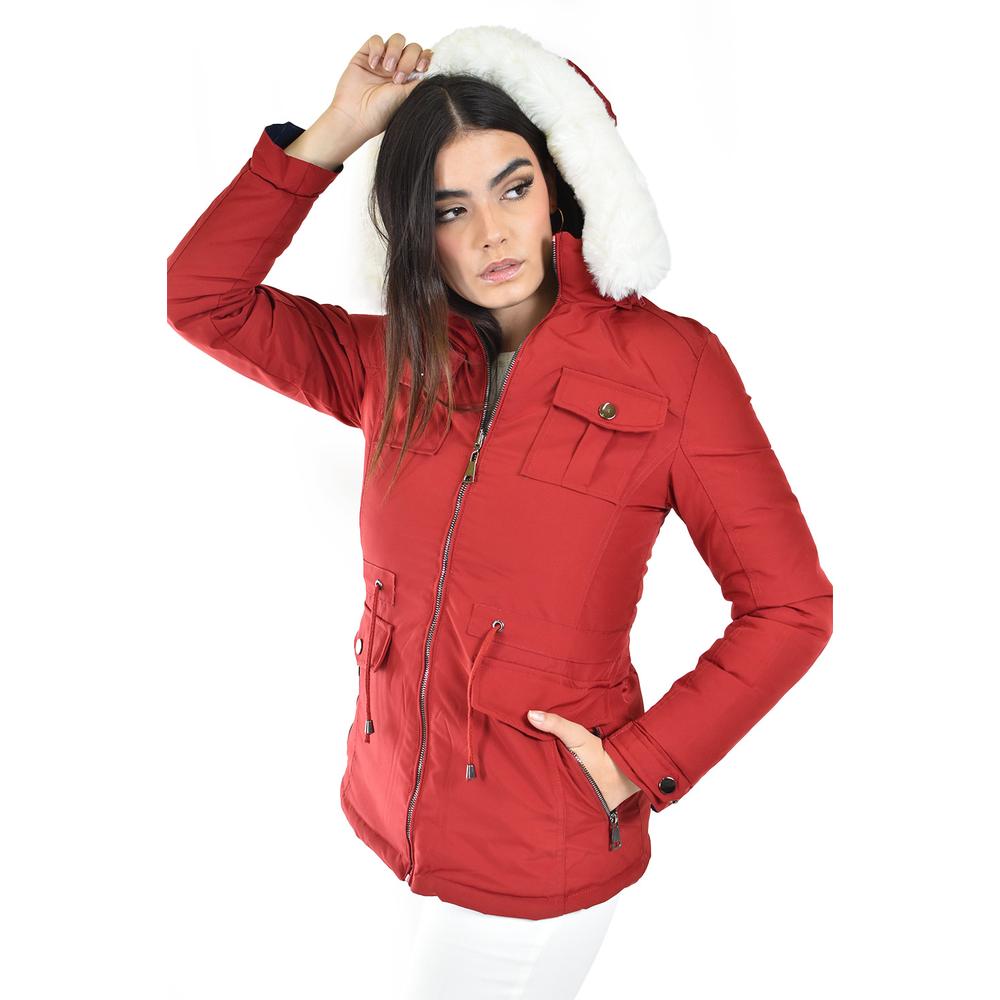 Foto 3 pulgar | Chamarra Doble Vista Roman Fashion /juvenil  7947 (rojo /azul Marino) Rojo