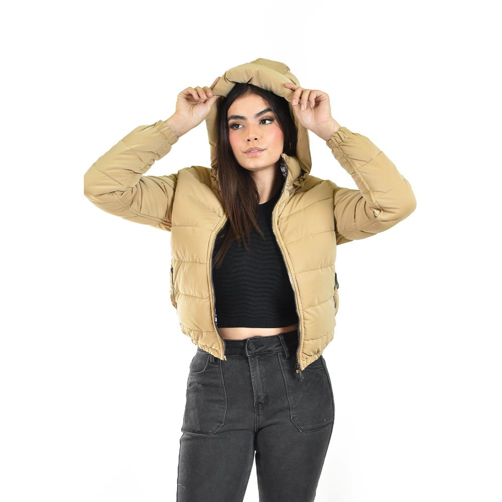 Foto 6 pulgar | Chamarra Acolchada Doble Vista Roman Fashion /juvenil  7580 (beige) Beige