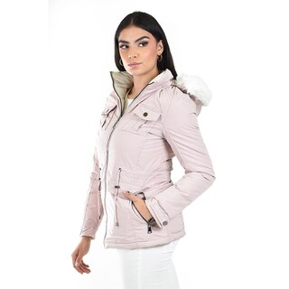 Foto 2 | Chamarra Doble Vista Roman Fashion /juvenil 7947 (rosa /crema) Rosa Claro