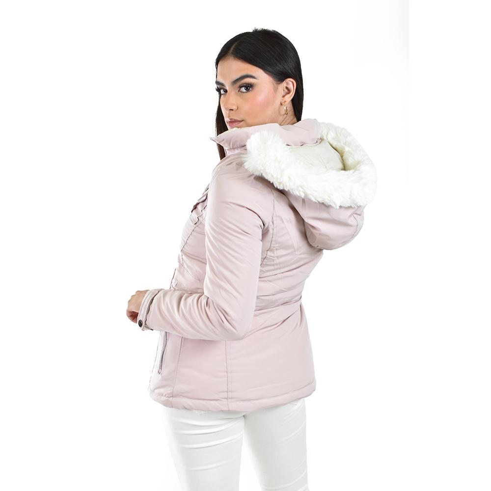 Foto 4 pulgar | Chamarra Doble Vista Roman Fashion /juvenil  7947 (rosa /crema) Rosa Claro
