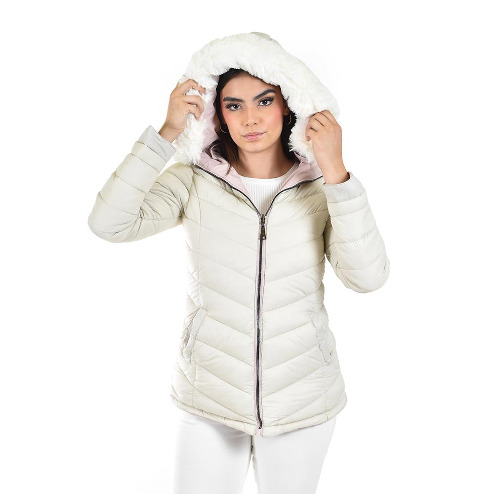 Foto 4 | Chamarra Doble Vista Roman Fashion /juvenil  7947 (rosa /crema) Rosa Claro