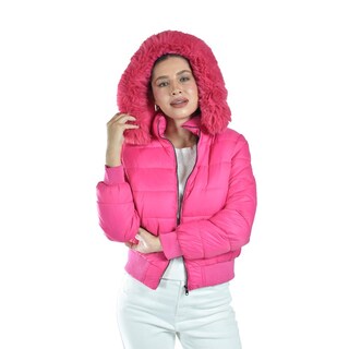 Foto 4 | Chamarra Con Capucha Desmontable Roman Fashion /juvenil 8026 (fiusha) Fucsia