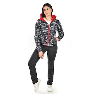 Foto 5 | Chamarra Doble Vista Con Capucha Roman Fashion /juvenil 7235 (rojo) Rojo