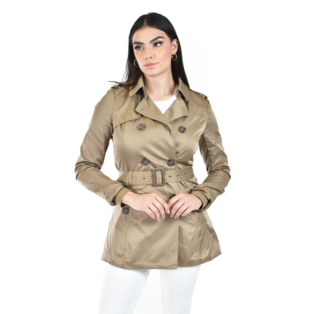 Foto 2 pulgar | Gabardina De Doble Botonadura Roman Fashion /juvenil  6749 (cafe) Cafe