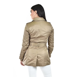 Foto 3 | Gabardina De Doble Botonadura Roman Fashion /juvenil 6749 (cafe) Cafe