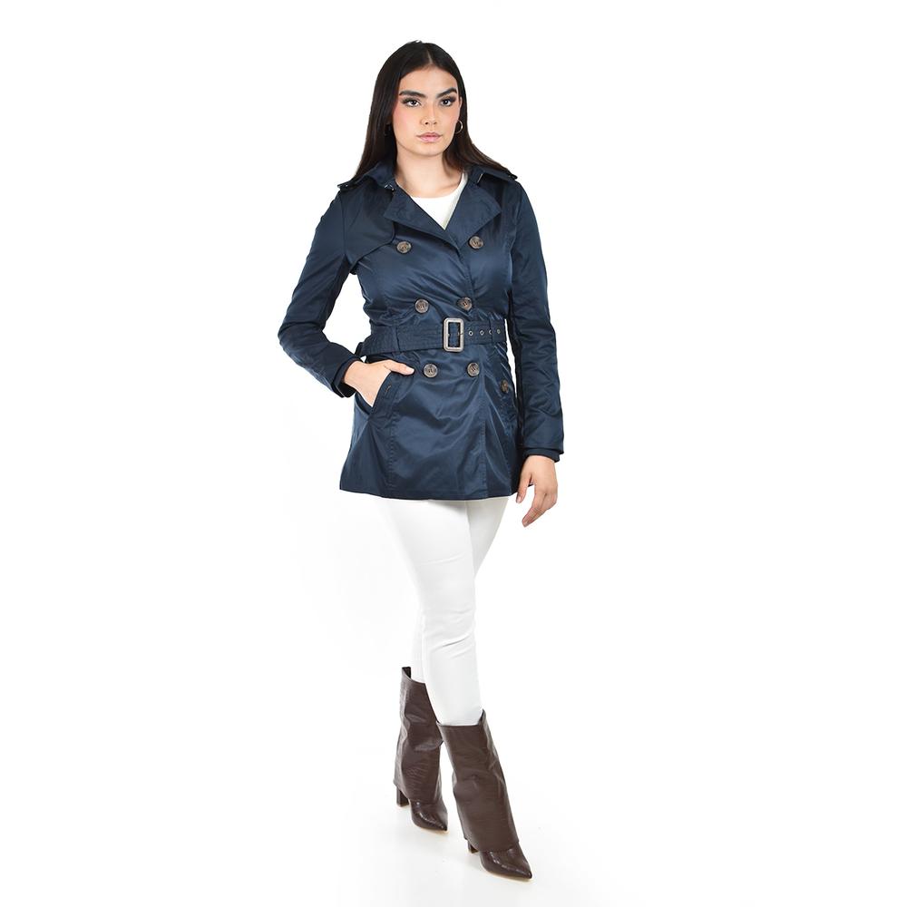 Foto 6 pulgar | Gabardina De Doble Botonadura Roman Fashion /juvenil  6749 (azul Marino) Azul Marino
