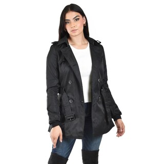 Foto 1 | Gabardina De Doble Botonadura Roman Fashion /juvenil 6749 (negro) Negro