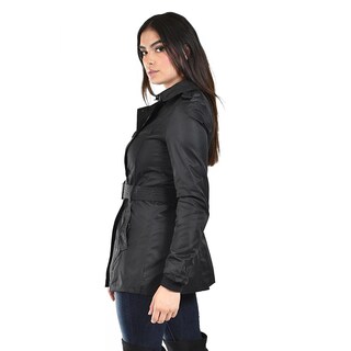 Foto 2 | Gabardina De Doble Botonadura Roman Fashion /juvenil 6749 (negro) Negro