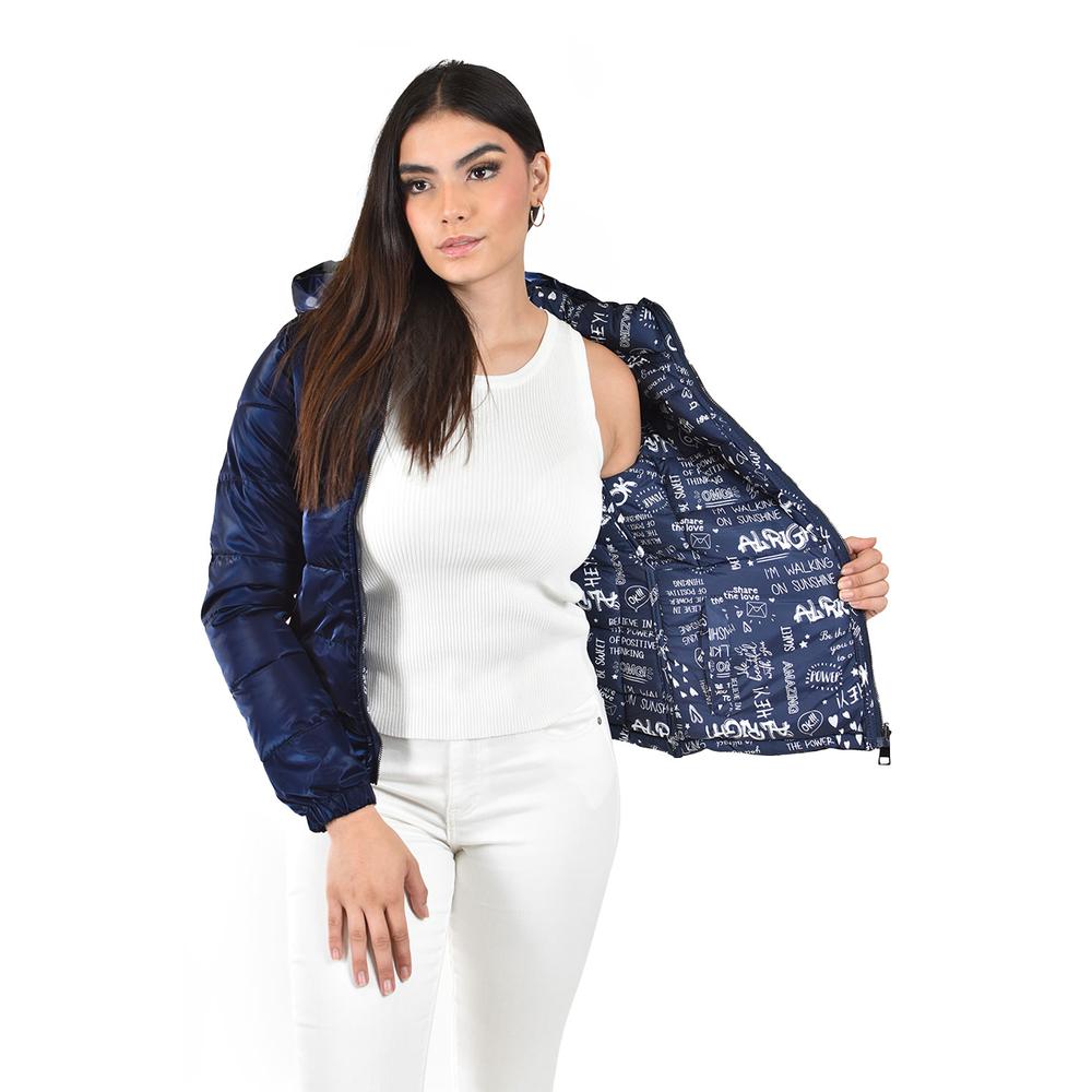 Foto 5 | Chamarra Doble Vista Con Capucha Roman Fashion /juvenil  7235 (azul Marino) Azul Marino