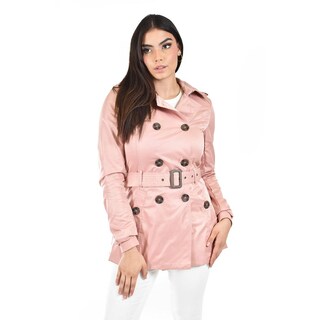 Foto 1 | Gabardina De Doble Botonadura Roman Fashion /juvenil 6749 (palo De Rosa) Rosa