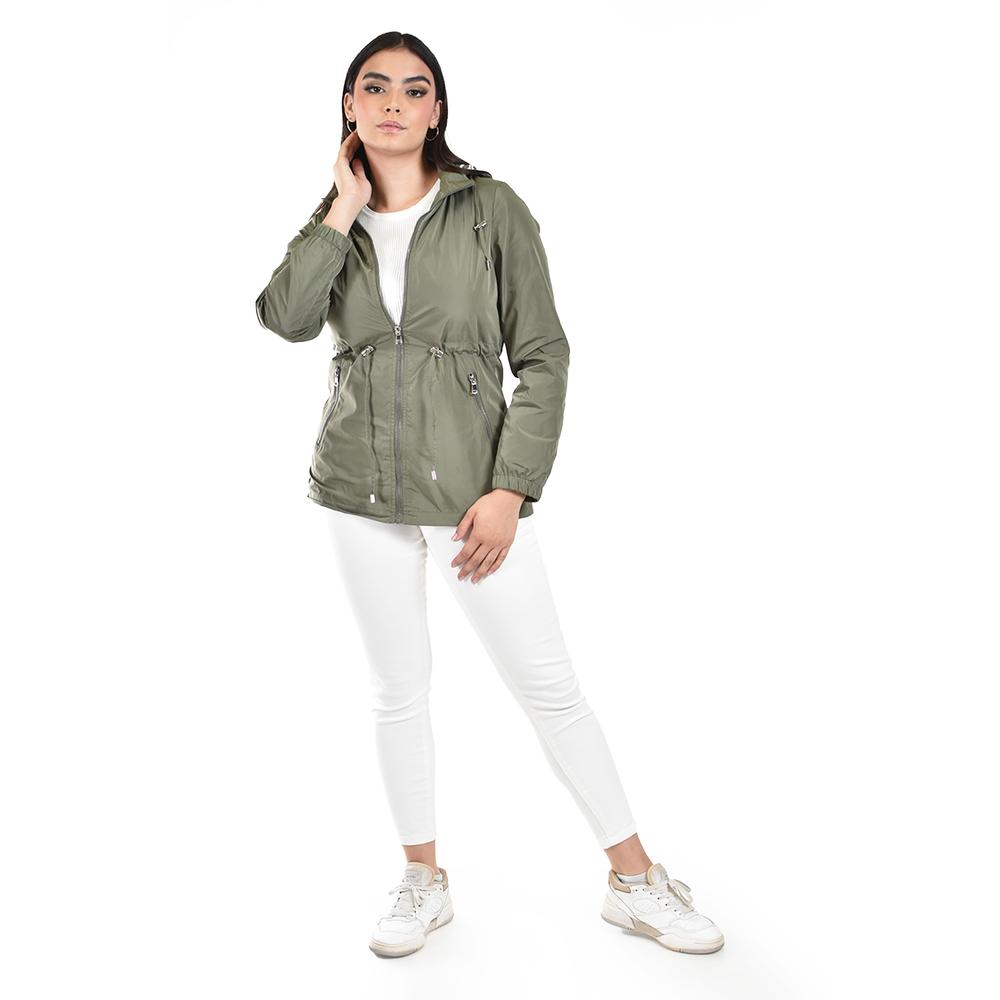 Foto 5 | Chamarra Ligera Con Capucha Desmontable Roman Fashion /tallas Extras  24609 (verde Militar) Verde Oscuro