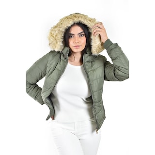 Foto 5 | Chamarra Acolchada Con Capucha Roman Fashion /juvenil 7504 (verde Militar) Verde Oscuro