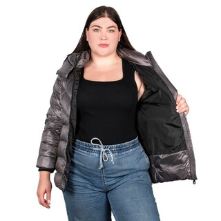Foto 2 | Chamarra Greenlander Capitonada De Pluma Premium Para Mujer