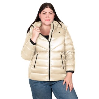 Foto 1 | Chamarra Greenlander Capitonada De Pluma Premium Para Mujer