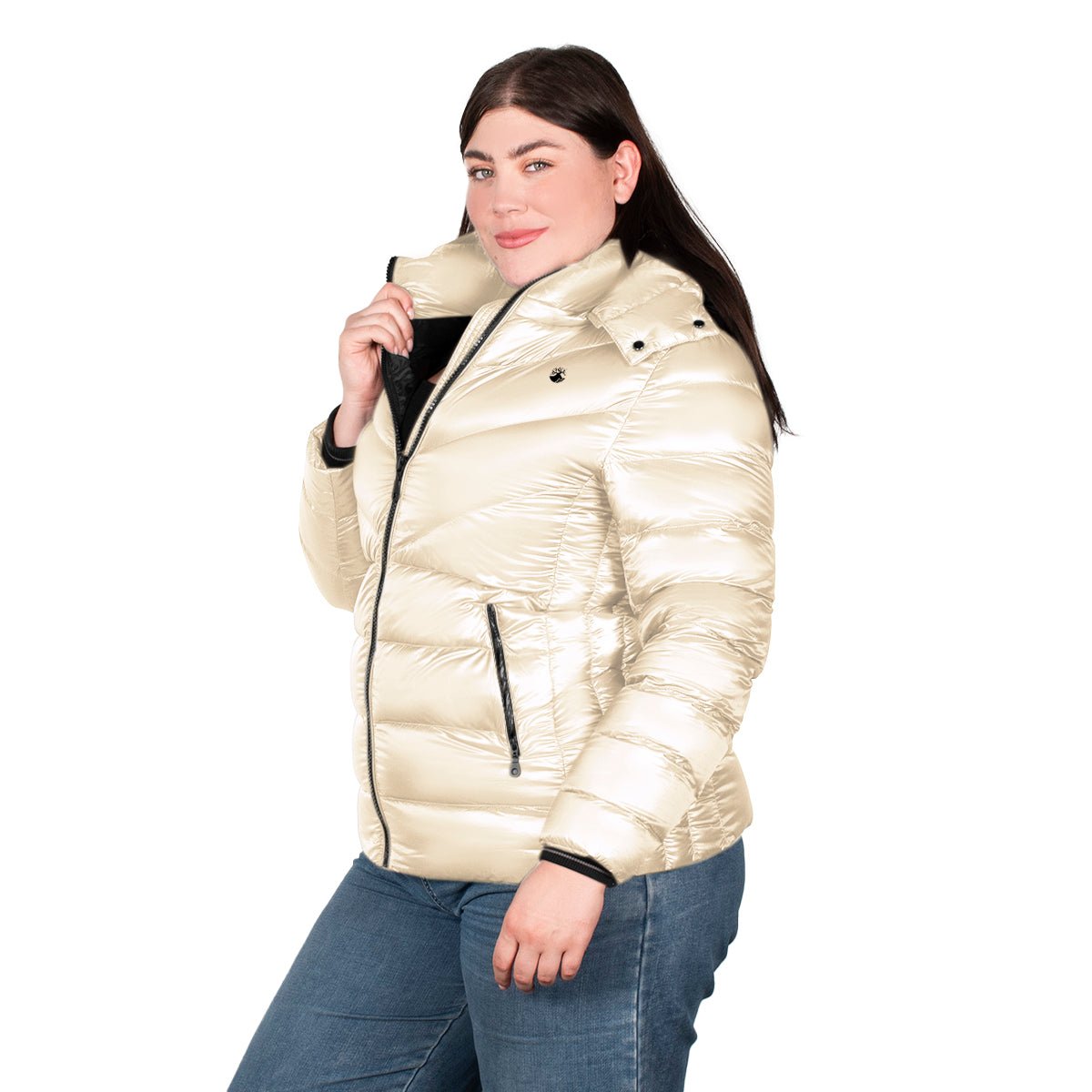 Foto 4 pulgar | Chamarra Greenlander Capitonada De Pluma Premium Para Mujer